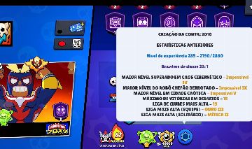 CONTA COMPLETA E SKINS EXCLUSIVAS BRAWL STARS