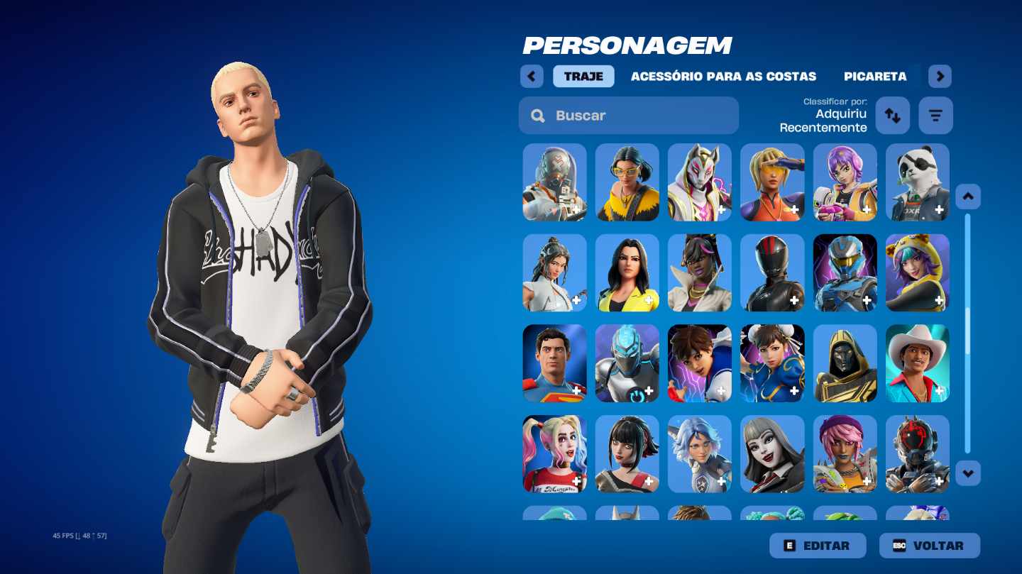 Conta Fortnite | 13.700 V-Bucks 165 Skins, Passes 200% Upados + Jogos Epic Games