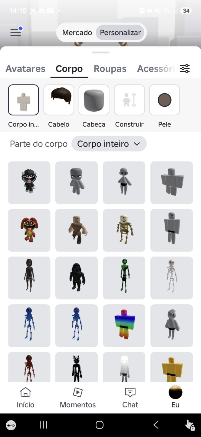 Conta Roblox 2020 ( C/ META SHADES)