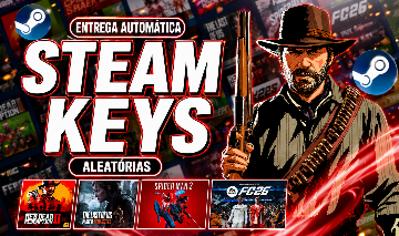 STEAM KEYS ALEATÓRIAS + BRINDE (ENTREGA AUTOMATICA)