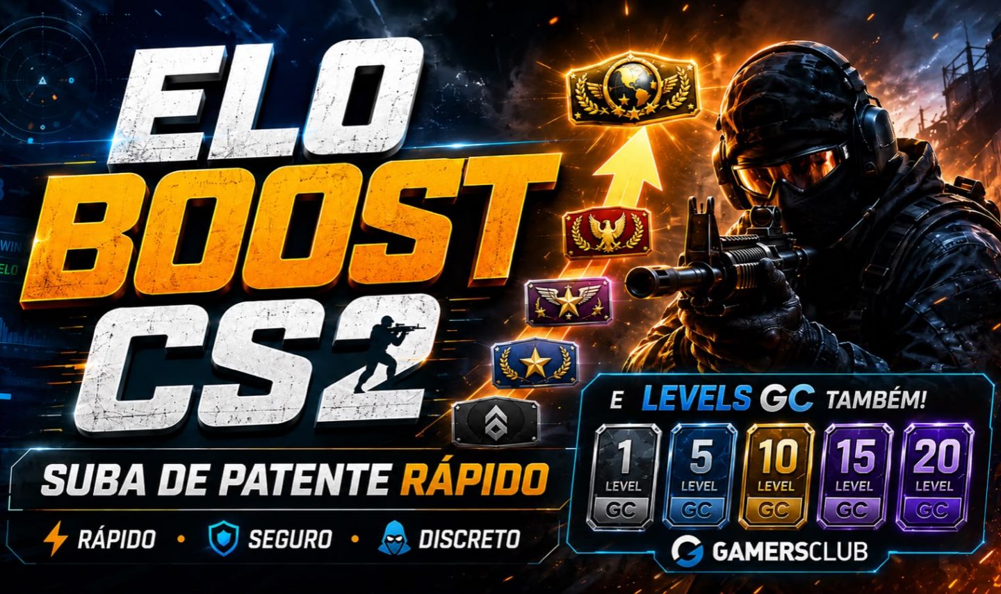 BOOST RANK CS2 - Especial, GC, Braço Direito ou Competitivo