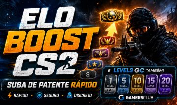 BOOST RANK CS2 - Especial, GC, Braço Direito ou Competitivo