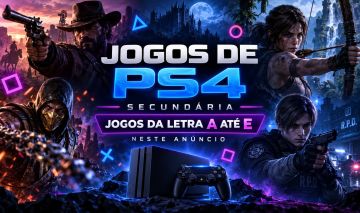 Conta Jogos Secundaria PS4 Anúncios Letra A até E