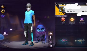 Conta de free fire com angelical bandeirao top criminal ump e xm8 att perm