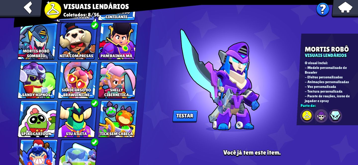 CONTA DE BRAWL STARS MUITO RARA!!!
