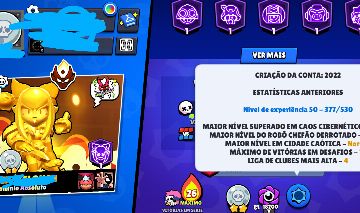 CONTA BRAW STARS COMPETITIVA! MESTRE NA RANKED