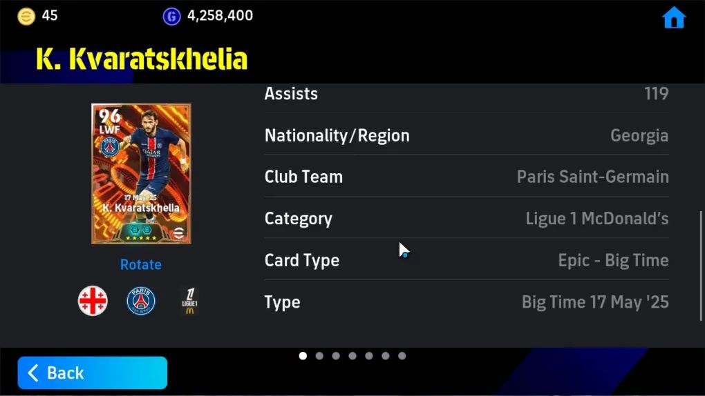 CONTA EFOOTBALL 3200 FC |MESSI 108 |NEYMAR 105 | BARESI 105 | KAHN 105 | 4.2M GP