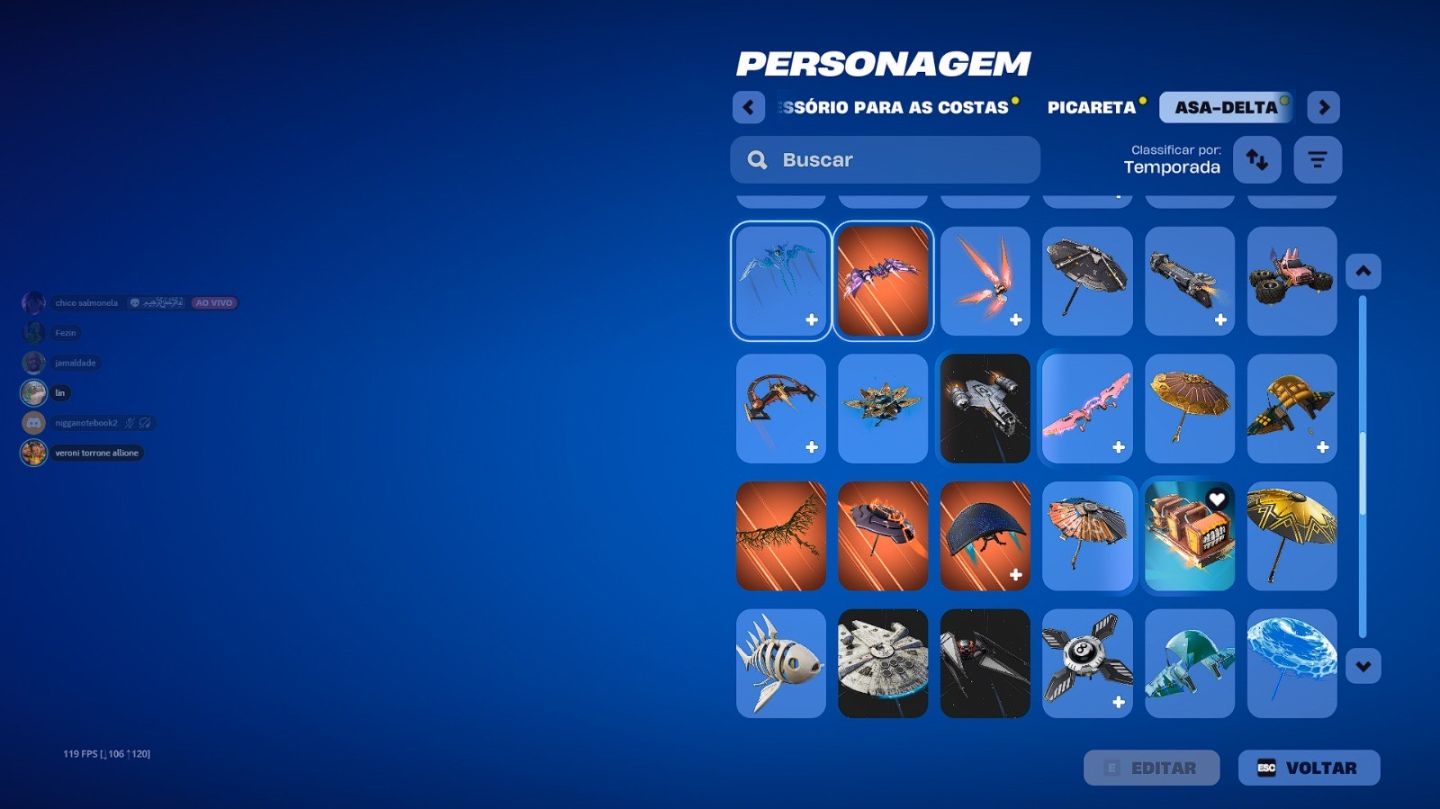 Conta Fortnite OLD, varias skins antigas, PASSE desde a temporada 3