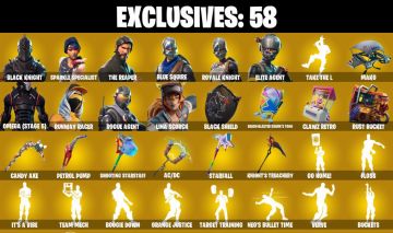 CONTA FORTNITE com CAVALEIRO NEGRO | Sparkle Specialist | The Reaper e 157 SKINS