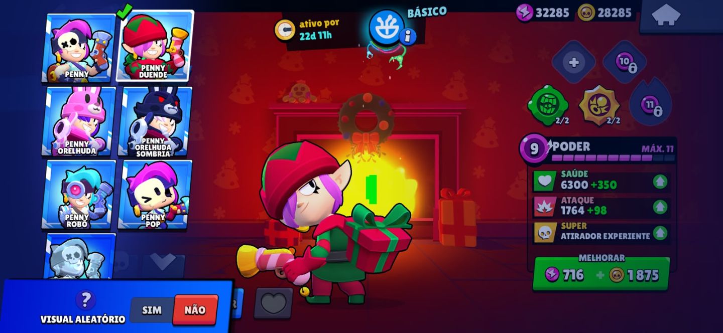Conta de brawl antiga e com muitas skins e brawlers