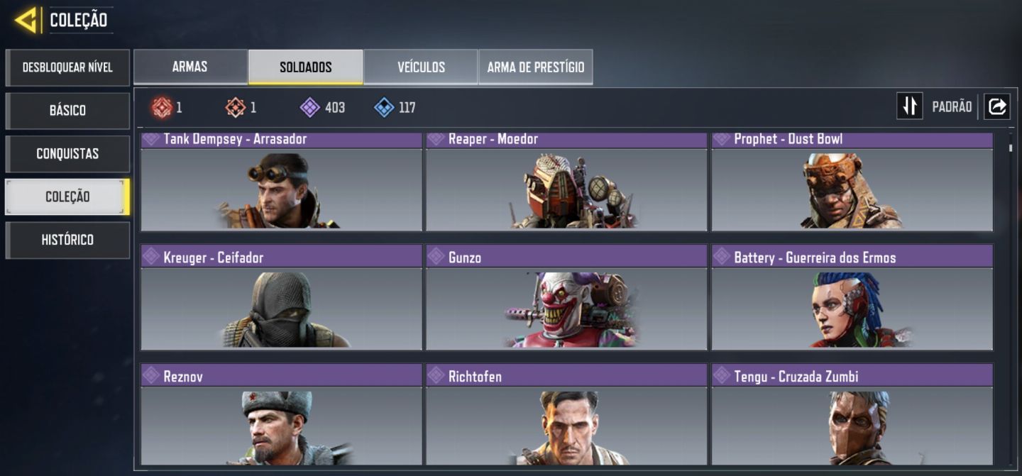 Conta CoD mobile mais rara do jogo e cheios de itens lendarios.