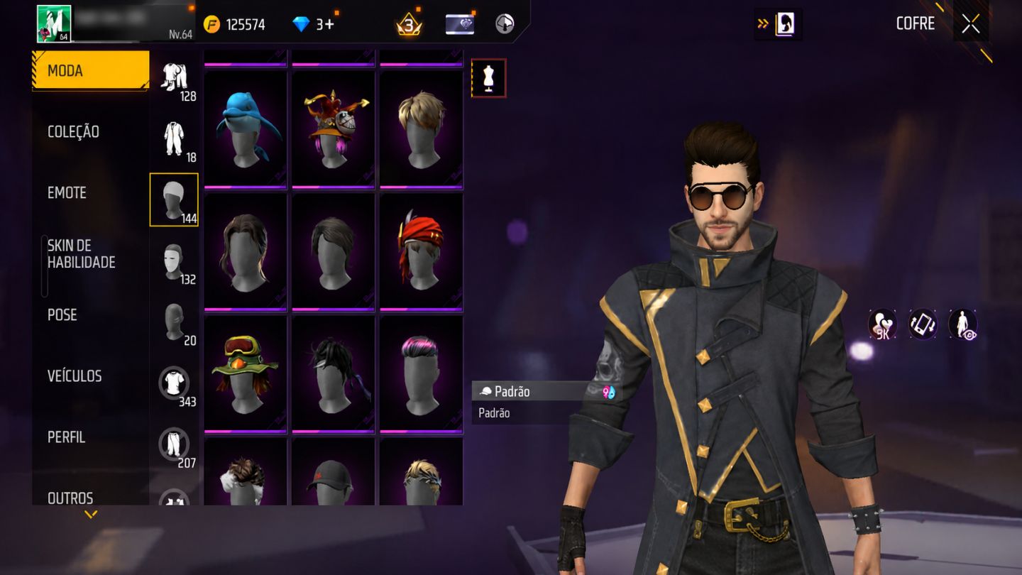 Conta de FF com angelical e skin rara (conta pessoal entt sem problemas de scam)