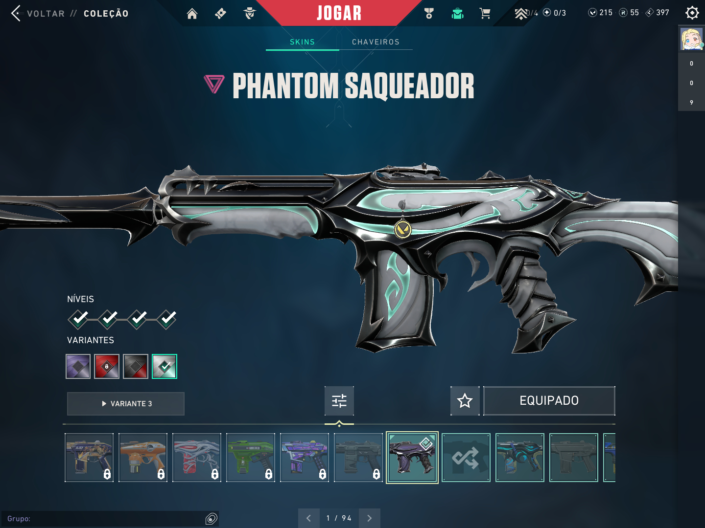 1 x CONTA FACA XENOHUNTER, ASCENDENTE FULL ACESSO