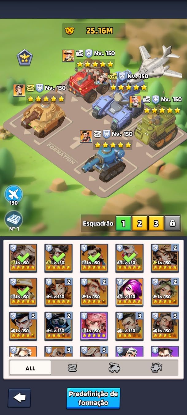 Conta Last War HQ30 | 124,5M | T10 | VIP 13 | Servidor 2032