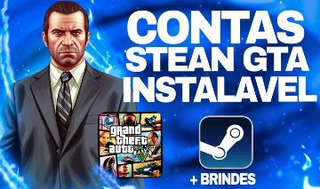 Menor Preço da GGMAX! Conta Steam com GTA V Instalável + Brinde