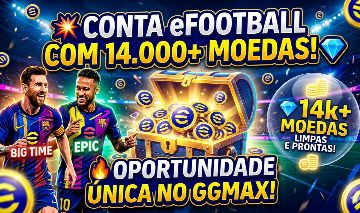 Conta efootball mobile +14k de moedas