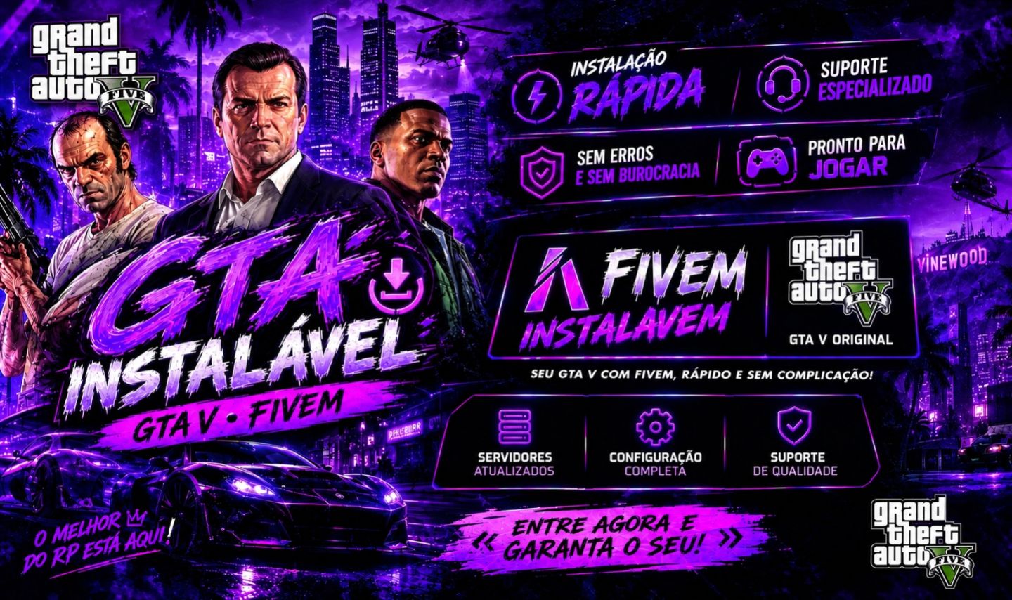 Gta 5 Instalável Conta da Steam (Somente para Fivem) (ENTREGA AUTOMATICA)
