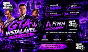 Gta 5 Instalável Conta da Steam (Somente para Fivem) (ENTREGA AUTOMATICA)