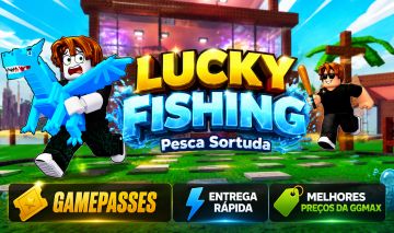 PESCA SORTUDA LUCKY FISHING BOOST XP VARA BARCO VIP SURF ITENS LOJA GIFT GP PETS
