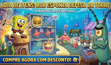 Defesa da torre do bob sponja