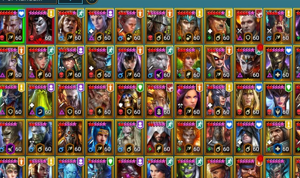 Conta Raid Shadow Legends Nv.100 endgame