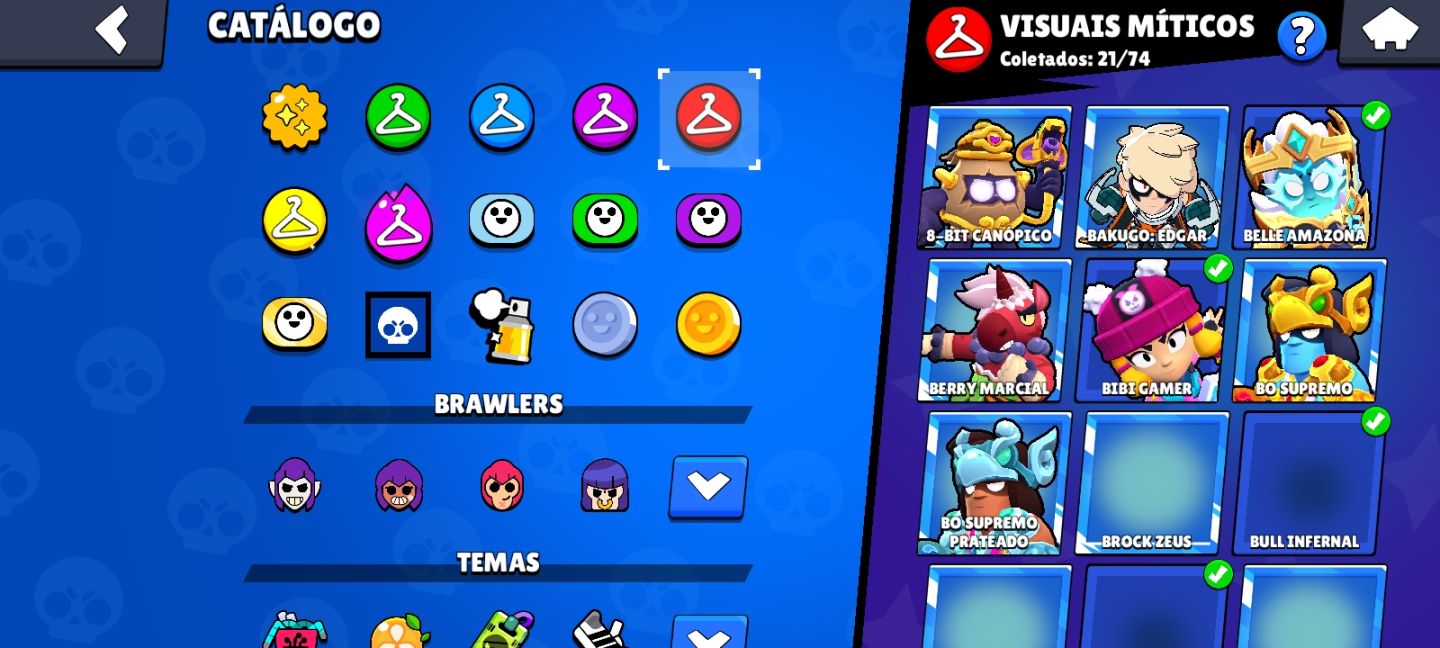 CONTA BRAWL STARS | 47.300 TROFÉUS | 104 BRAWLERS | 75 HIPERCARGAS | 2022