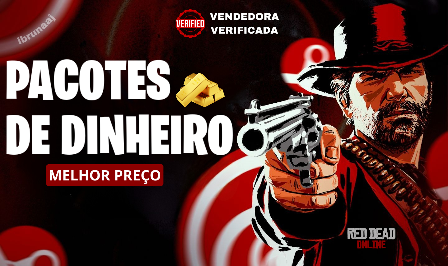 GOLD BARS + BRINDES NO RED DEAD ONLINE 2 (PC)