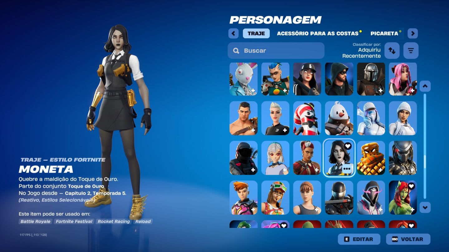 CONTA FORTNITE VARIAS SKINS FULL ACESSO