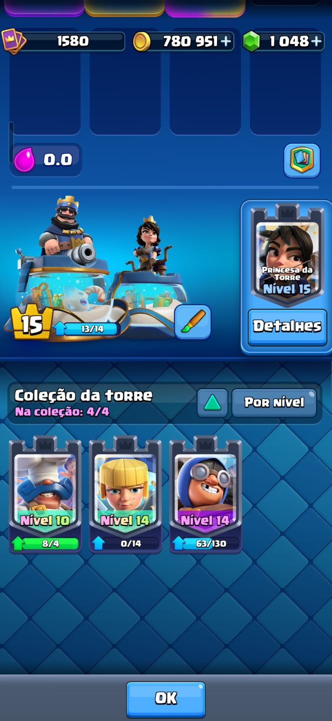 Conta de clash royale gemada barata