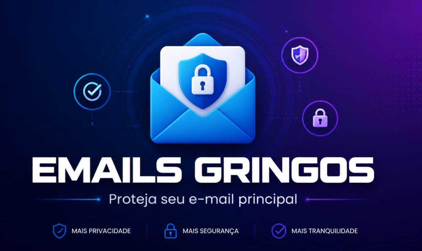 Contas Novas | E-mails Gringos | Entrega Rapida