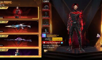 FREE FIRE SKINS LOJA PRIME 8