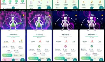 Pokémon GO Lv.37 | 12+ Mewtwo | Mewtwo Shiny | 4 Shiny | Articuno | Azelf | C033