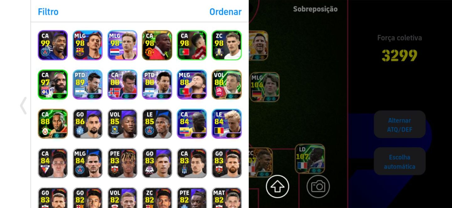 CONTA eFootball | VÁRIOS JOGADORES ÉPICOS + BIG TIME | 3300 FORÇA
