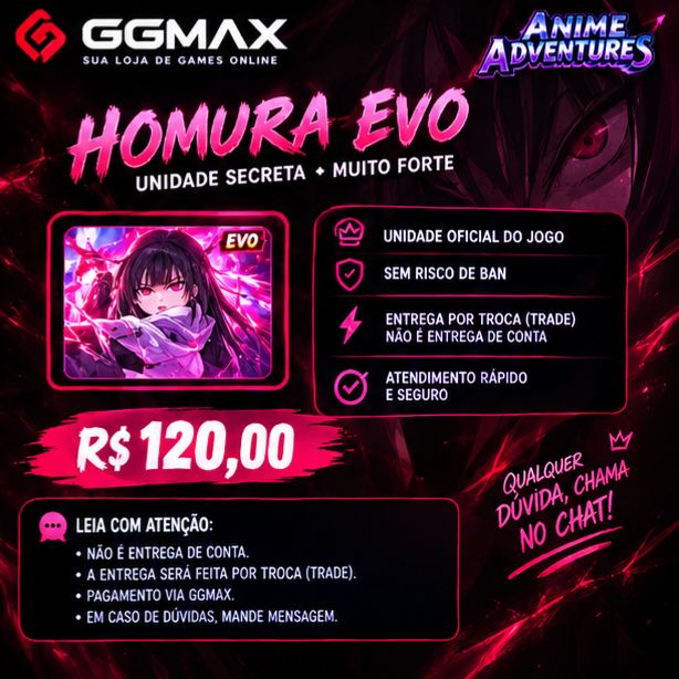 Homura Evo Anime Adventures