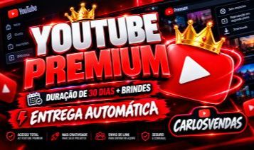 YOUTUBE PREMIUM - 30 DIAS [ENTREGA AUTOMÁTICA] NO SEU EMAIL