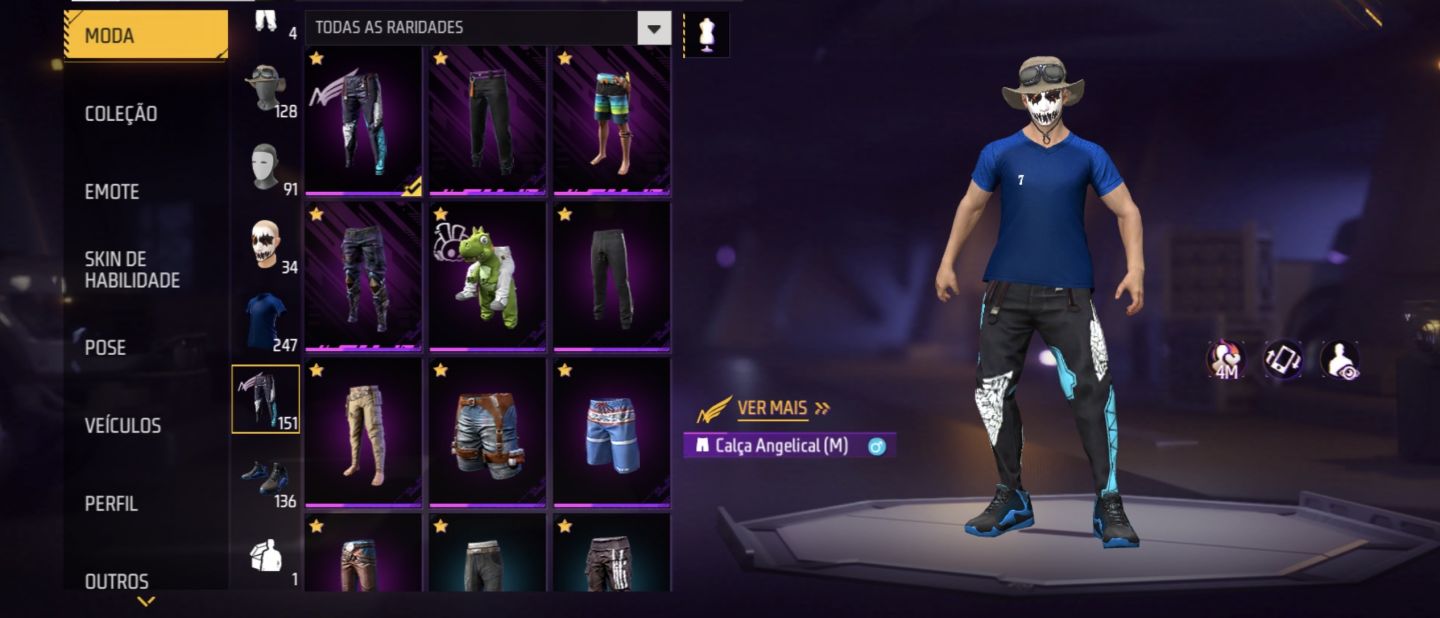 CONTA FREE FIRE COM 26 evolutivas e muitos itens raros!!!