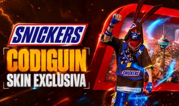 Codiguin Snickers Free Fire (Skin Exclusiva)