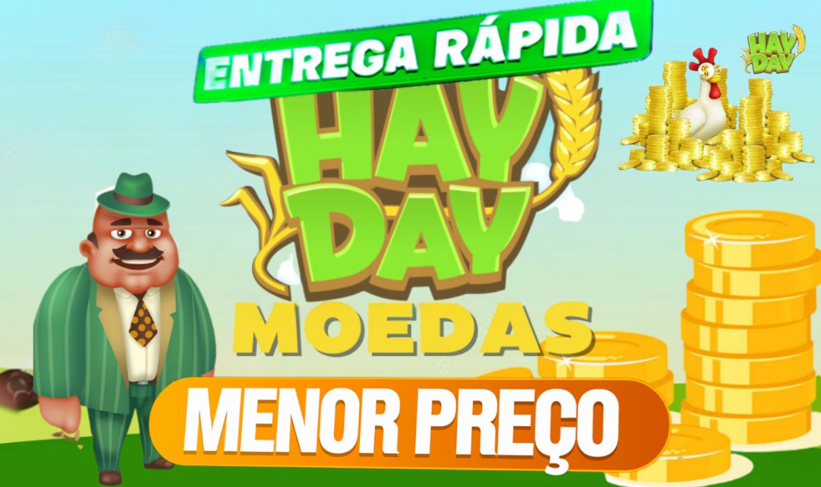 (MENOR PREÇO) HAY DAY MOEDAS - SÓ VEM! TOP! - ENTREGA SUPER RAPIDA!!