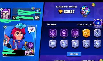 COLT DESAFIANTE, BRAWL STARS, CONTA ANTIGA DE 2019, SEM BIBI HEROICA