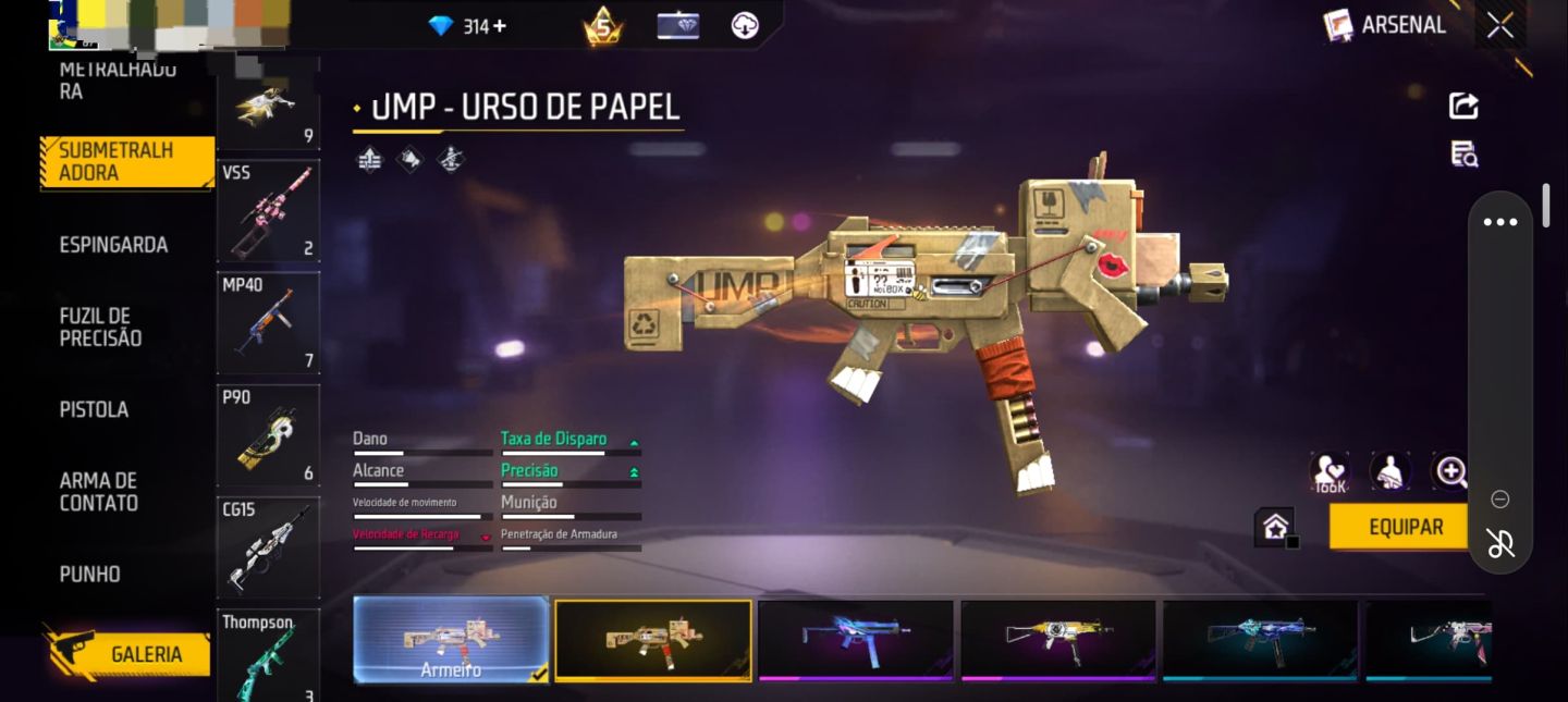 CONTA FREE FIRE COMPLETA E GEMADA À VENDA!