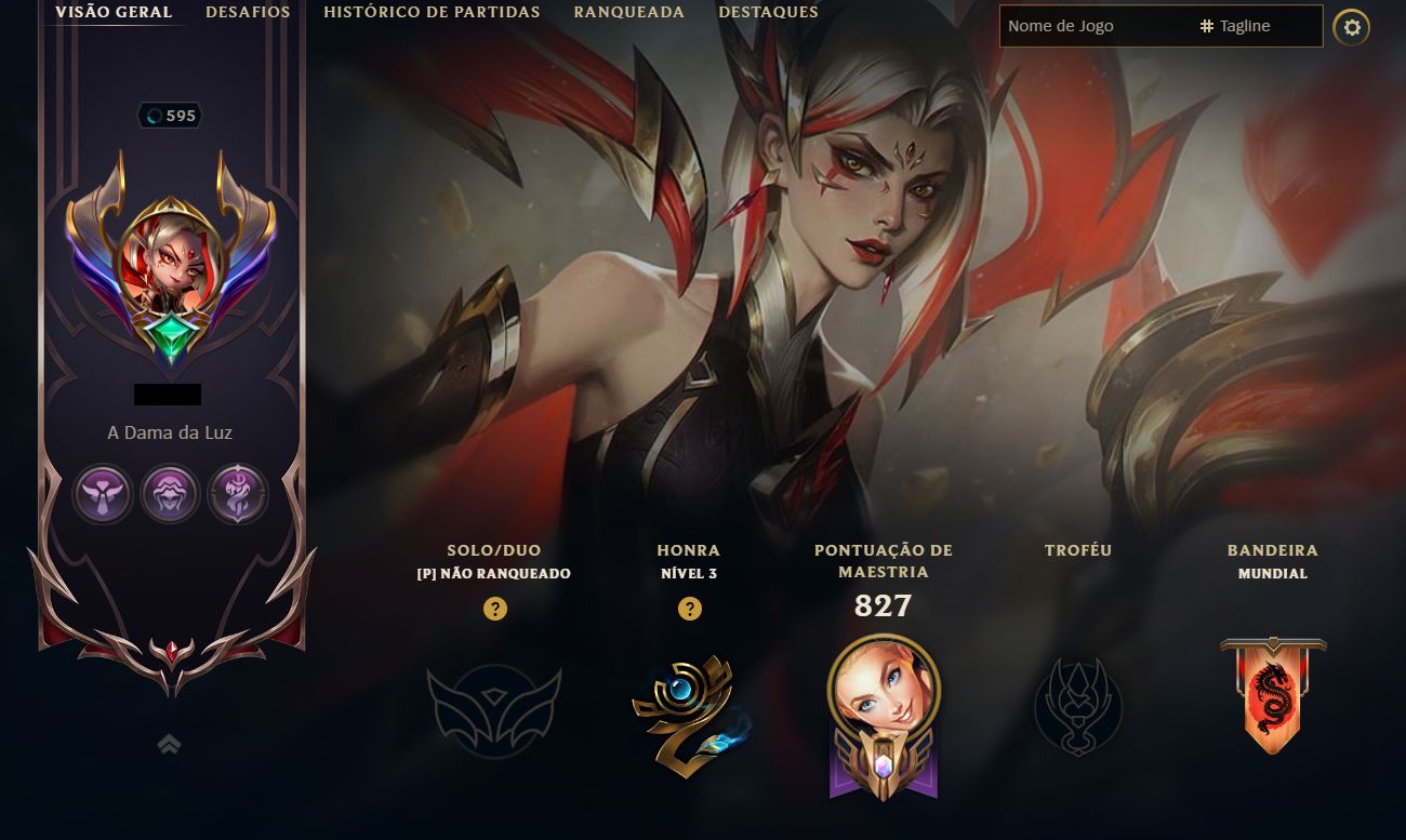 Conta LoL 418 Skins | Level 595 | Full Acesso | BR