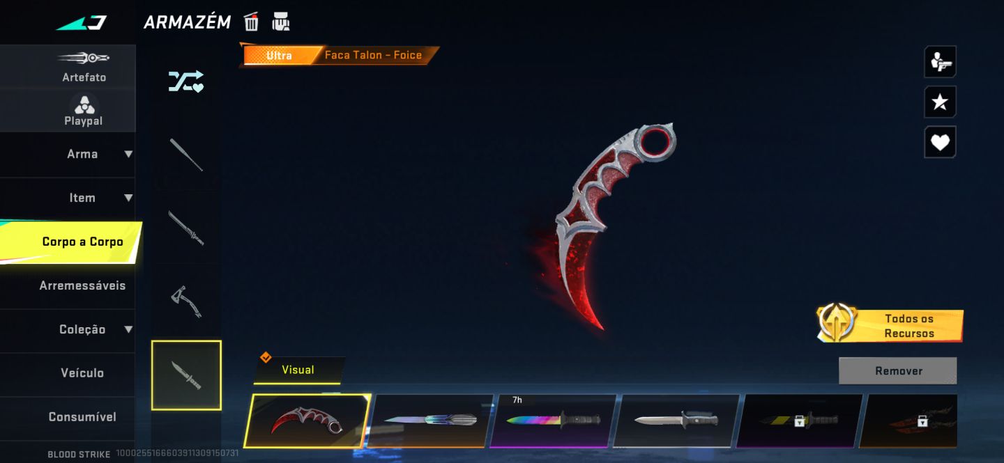 Conta Blood strike com skins bastantes queridas, melhor não tem, menor precço!!