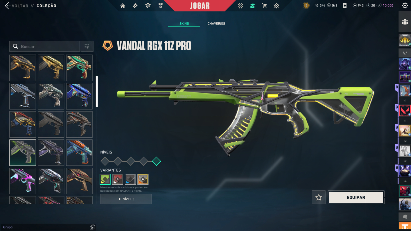Conta Riot com skins no valorant, skins no lol e skins no TFT.