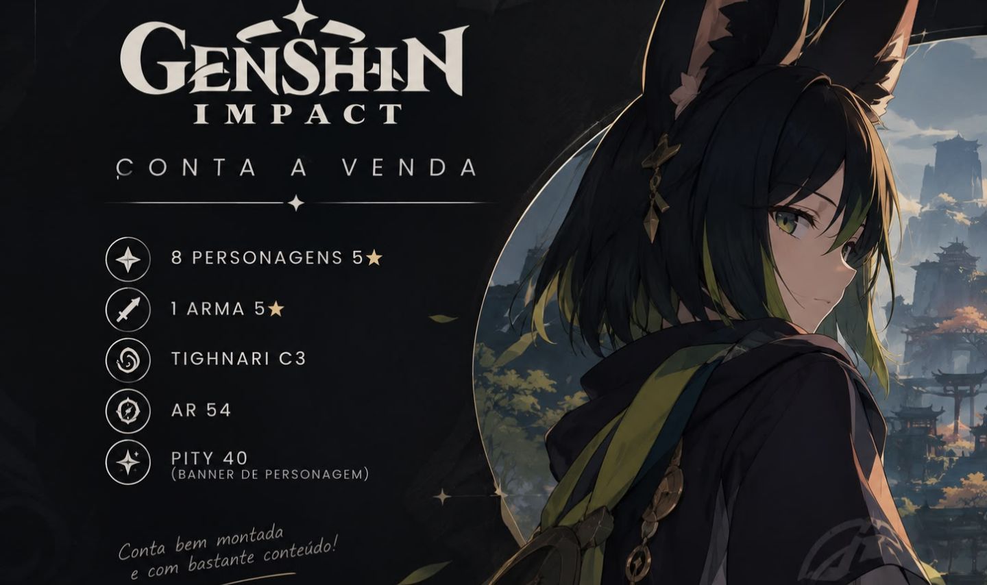 Conta Genshin AR54