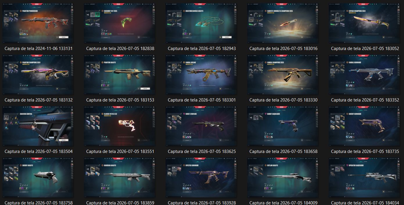 Conta de Valorant com skins Champions 24/25