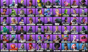CONTA FORTNITE 73 SKINS | RENEGADE RAIDER | SURFISTA PRATEADO | 135 PICARETAS