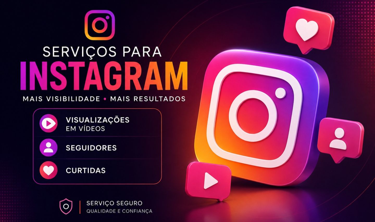 Seguidores Instagram | Visualizações | Curtidas | MENOR PREÇO