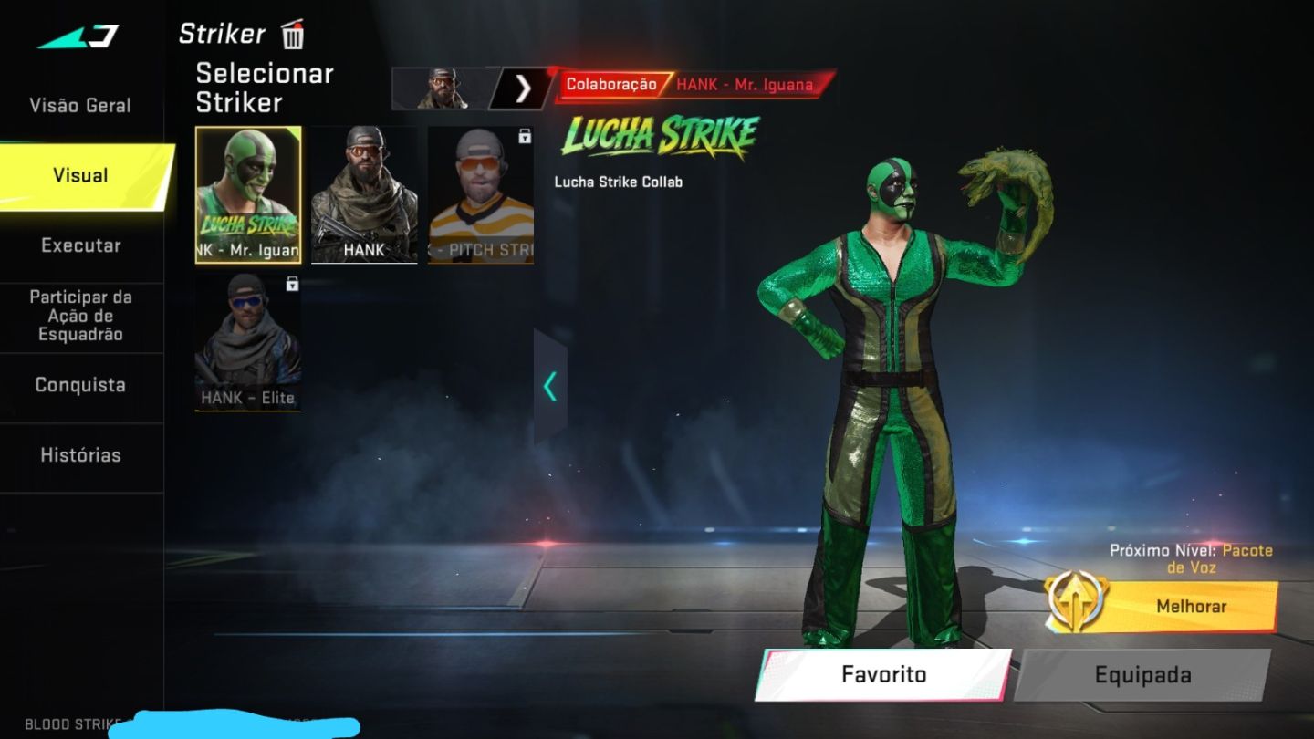 CONTA INCIANTE DE BLOOD STRIKER