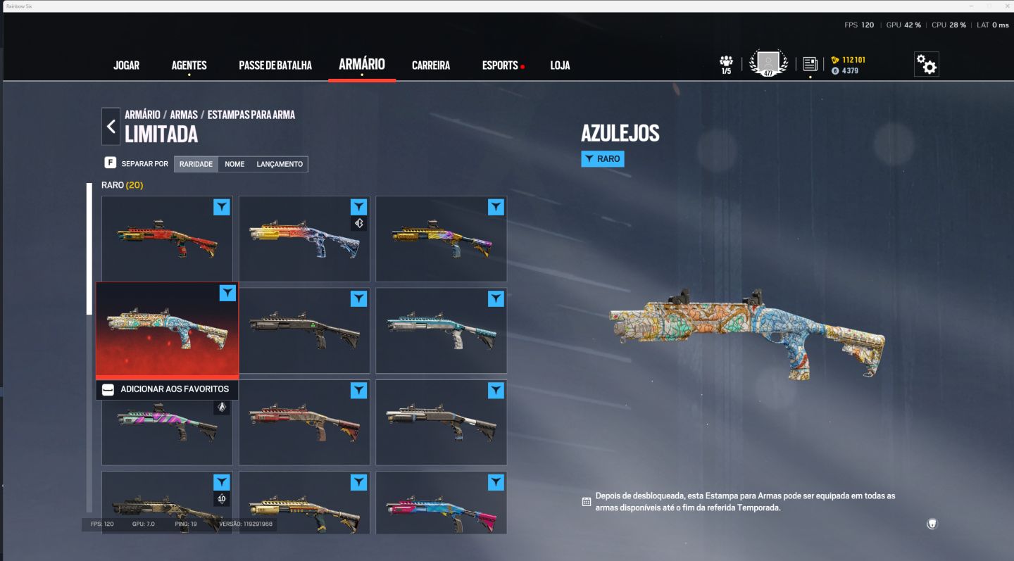 Conta Rainbow six r6 nvl 477 completa 2015