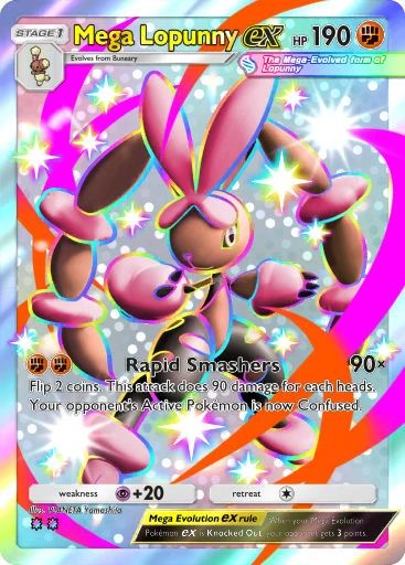 SHINY MEGA LOPUNNY EX RULER OF THE SKIES